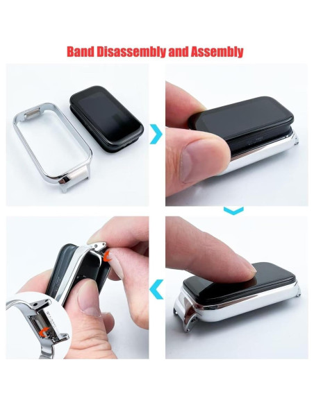 Correa de Cuero para Xiaomi Redmi Band 2 y Smart Band 8