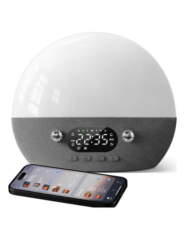 Reloj Despertador Dekala RestOnn Luz Amanecer y Sonido