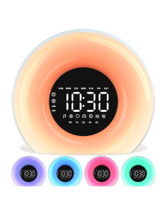 Despertador Luz de Amanecer OrangeLight WKC-B Blanco