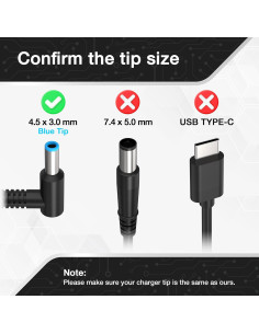 Cargador HP 65W para Laptop Spectre x360 Envy ProBook 2