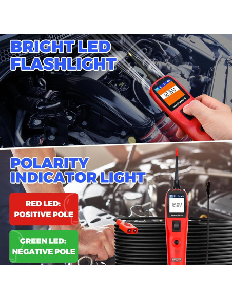 Autel PowerScan PS100 Probador de Circuitos 12V 24V