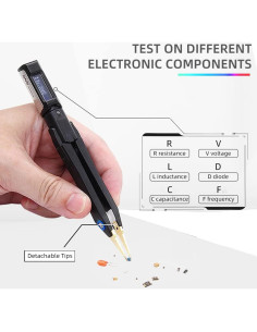 Medidor LCR Digital MINIWARE DT71 Pinzas Multifuncional 2