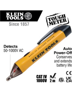 Probador de Voltaje Klein Tools NCVT1P 50-1000V AC Sin Contacto 2