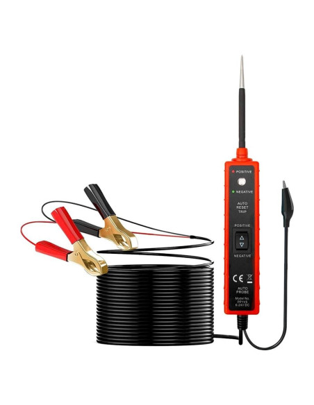 Probador de Circuito Automotriz MateGlynur 6-24V DC LED 4M