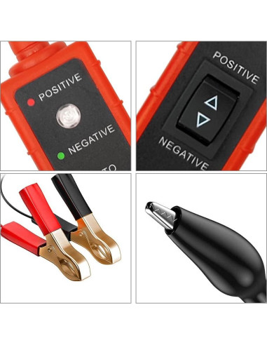 Probador de Circuito Automotriz MateGlynur 6-24V DC LED 4M