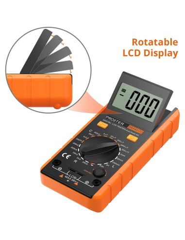Medidor LCR Digital Proster AE121 - Capacitancia, Resistencia e Inductancia