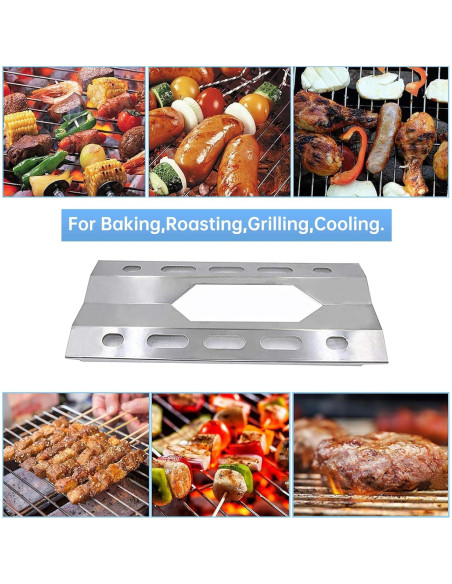 Juego de Repuestos para Parrilla Nexgrill 3 Piezas Acero Inox