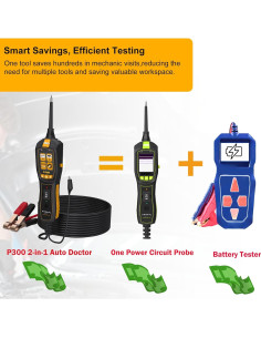 Probador de Circuito y Batería Flutree P300 6-30V 2025 2