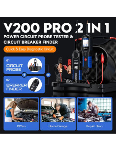 VDIAGTOOL V200 Pro Probador de Circuitos 12-42V Automotriz 2