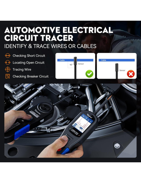 VDIAGTOOL V200 Pro Probador de Circuitos 12-42V Automotriz