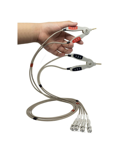 Juego de Cables de Prueba LCR BOCEUC con Clips de Cocodrilo