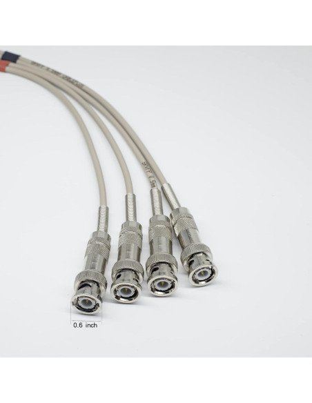 Juego de Cables de Prueba LCR BOCEUC con Clips de Cocodrilo