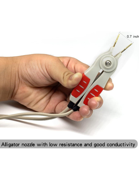 Juego de Cables de Prueba LCR BOCEUC con Clips de Cocodrilo