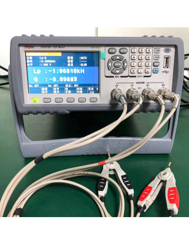 Juego de Cables de Prueba LCR BOCEUC con Clips de Cocodrilo