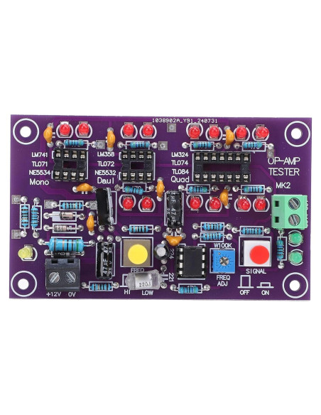 Módulo de Prueba Amplificador Operacional Masyrt T2 Módulo de Prueba Amplificador Operacional Masyrt T2