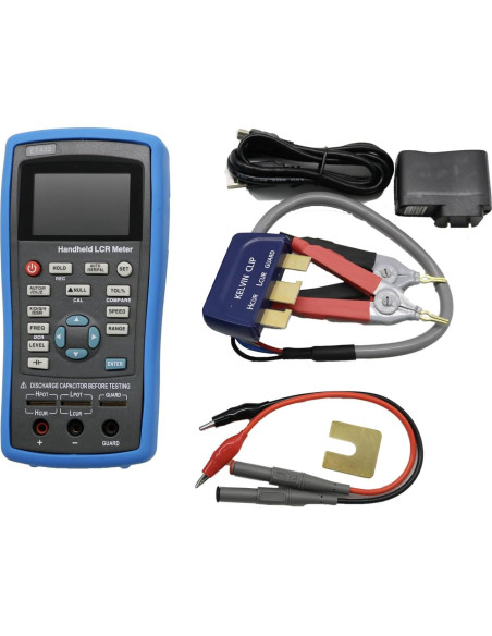 Medidor LCR Digital HZZC ET432 100KHz 0.2% Precisión USB