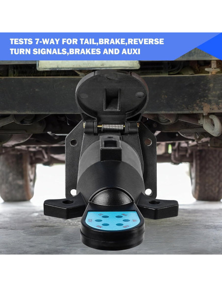 Probador de Luz de Remolque WUSHIXAN 7 Pines LED