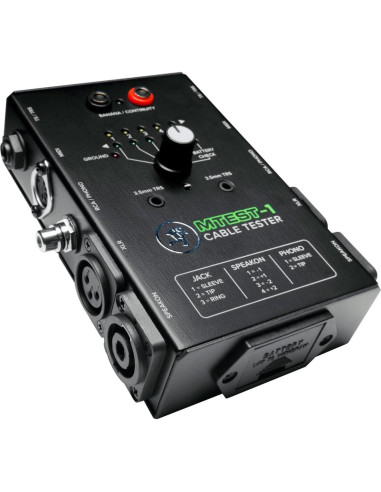 Probador de Cables Mackie MTest-1 Alimentado por Batería