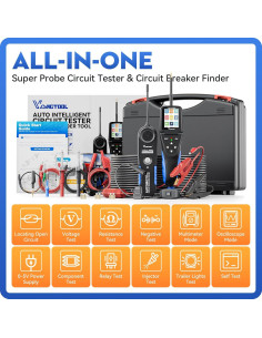 VDIAGTOOL V500 Pro Probador de Circuitos Automotriz 9-30V 2