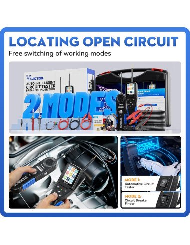 VDIAGTOOL V500 Pro Probador de Circuitos Automotriz 9-30V