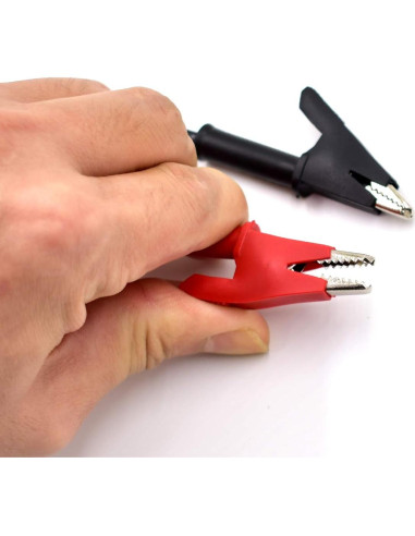 Juego de Cables de Prueba 4mm Bei Qian 3 Pies Clip Cocodrilo