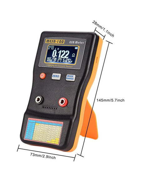 Medidor ESR Signstek MESR-100 V2 Capacitores y Resistencias