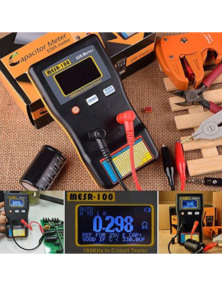 Medidor ESR Signstek MESR-100 V2 Capacitores y Resistencias