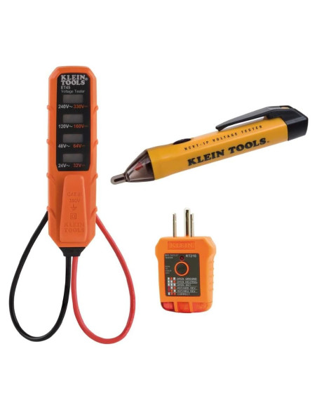 Kit de Pruebas Klein Tools 80097 - 3 Piezas GFCI y Voltaje