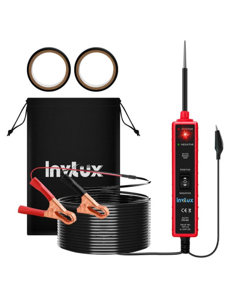 Probador de Circuito Automotriz Invtux 6-24V Pantalla Digital