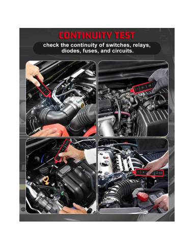 Probador de Circuito Automotriz Invtux 6-24V Pantalla Digital