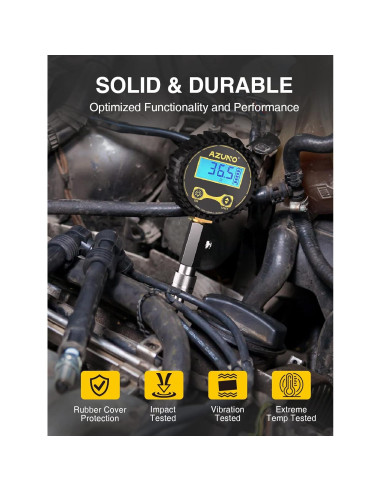 Kit de Medición de Compresión AZUNO Digital 200 PSI