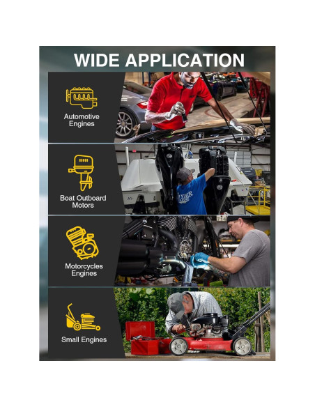 Kit de Medición de Compresión AZUNO Digital 200 PSI