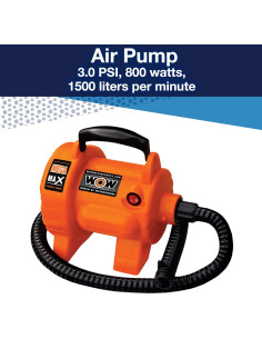 Bomba de Aire Eléctrica WOW Sports Mega Max 3.0 PSI 1500 L/min 2