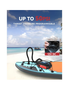 Bomba Eléctrica ZFOX ZSUP 50 PSI para Paddle Board 12V 2