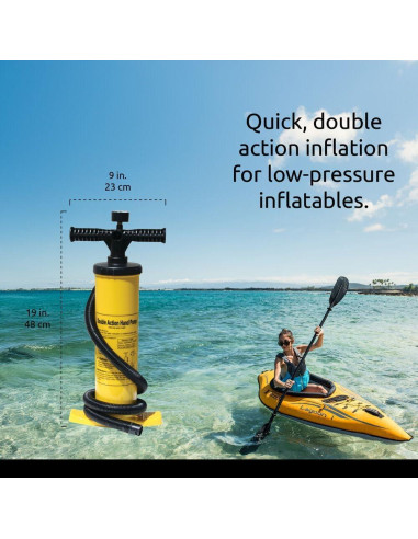 Bomba Manual de Acción Doble Advanced Elements con Manómetro