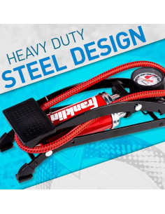 Bomba de Pie Alta Presión Franklin Sports 100 PSI 2