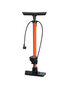 Bomba de Pie POWVINE ZD6132 160PSI con Manómetro para Bicicleta