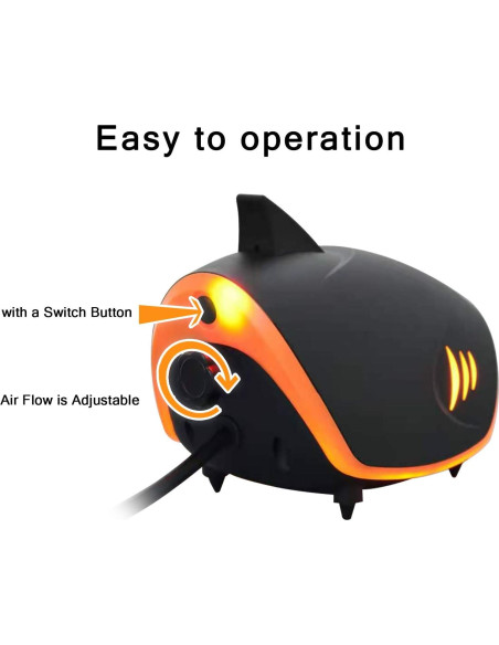 Bomba de Aire para Acuario HITOP 110GPH Silenciosa 2 Salidas Bomba de Aire para Acuario HITOP 110GPH Silenciosa 2 Salidas