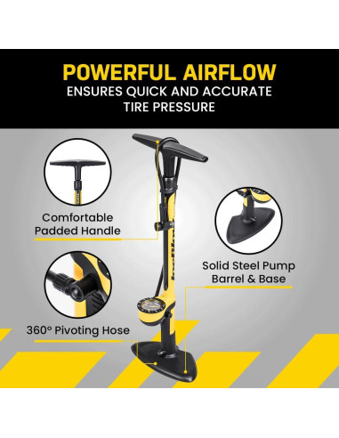 Bomba de Pie Topeak JoeBlow Sport III 160 PSI Manual