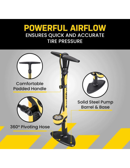 Bomba de Pie Topeak JoeBlow Sport III 160 PSI Manual