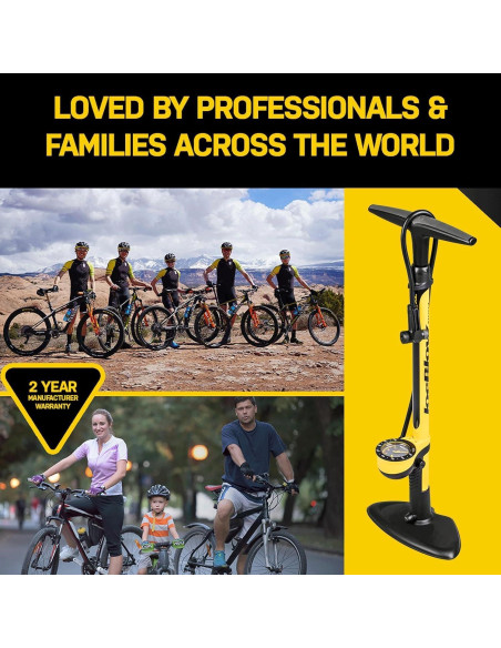 Bomba de Pie Topeak JoeBlow Sport III 160 PSI Manual