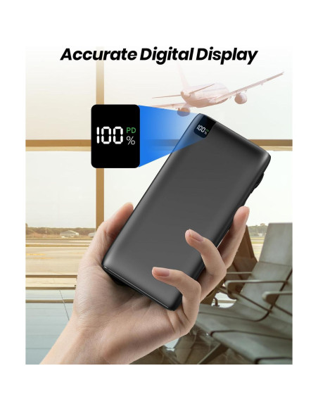 Cargador Portátil IXNINE 27000mAh Carga Rápida 22.5W USB-C