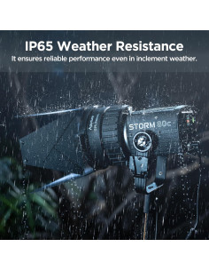 Aputure Storm 80c Luz LED RGB 80W IP65 1800K-20000K 2