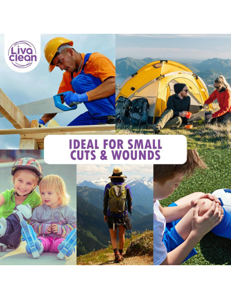 Cintas de Cierre de Heridas LivaClean 3 Unidades 5x5 cm