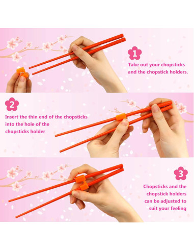 Juego de 5 Pares de Palillos con Ayudantes AP ARTSPER