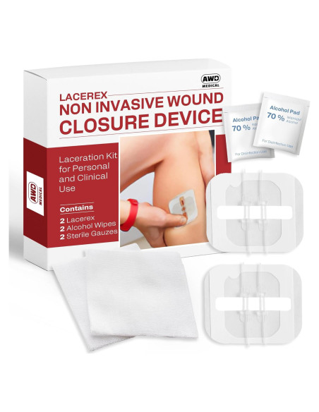 Cinta Quirúrgica de Cierre de Heridas AWD - Kit de 2