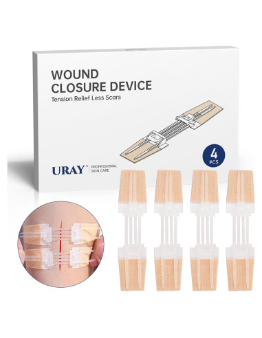 Cierre de Heridas de Emergencia URAY 4 Pcs Estériles