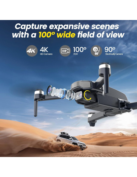 Dron WeFone WF31 4K GPS Plegable con 50 min Vuelo