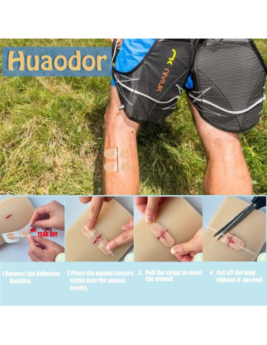 Kit de Cierre de Heridas Huaodor 3 Pcs - Sin Sutura