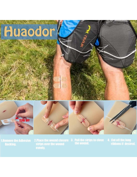 Kit de Cierre de Heridas Huaodor 3 Pcs - Sin Sutura